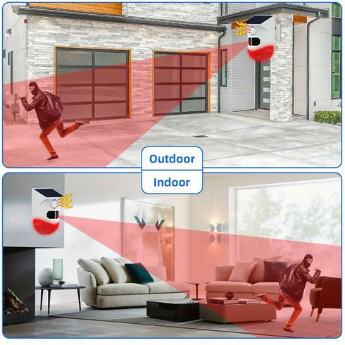 Outdoor Motion Detector Solar Alarm